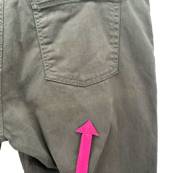 Fidelity Denim Havana Twill Green Straight Leg Denim Jeans Mens 40 - Picture 7 of 12